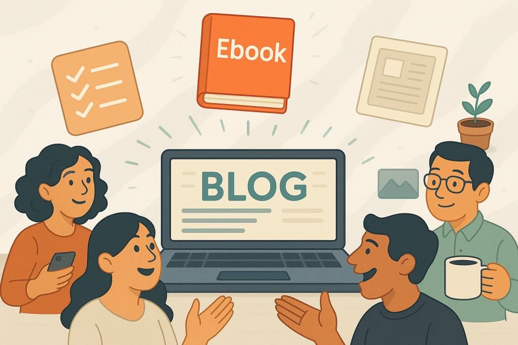 Create lead magnets to grow your blog audience